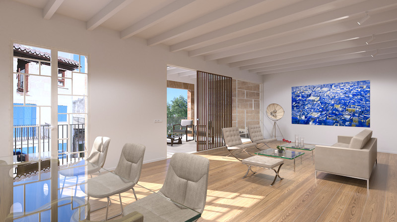 Living area: 143 m² Bedrooms: 2  - Apartment in Palma #12150 - 4