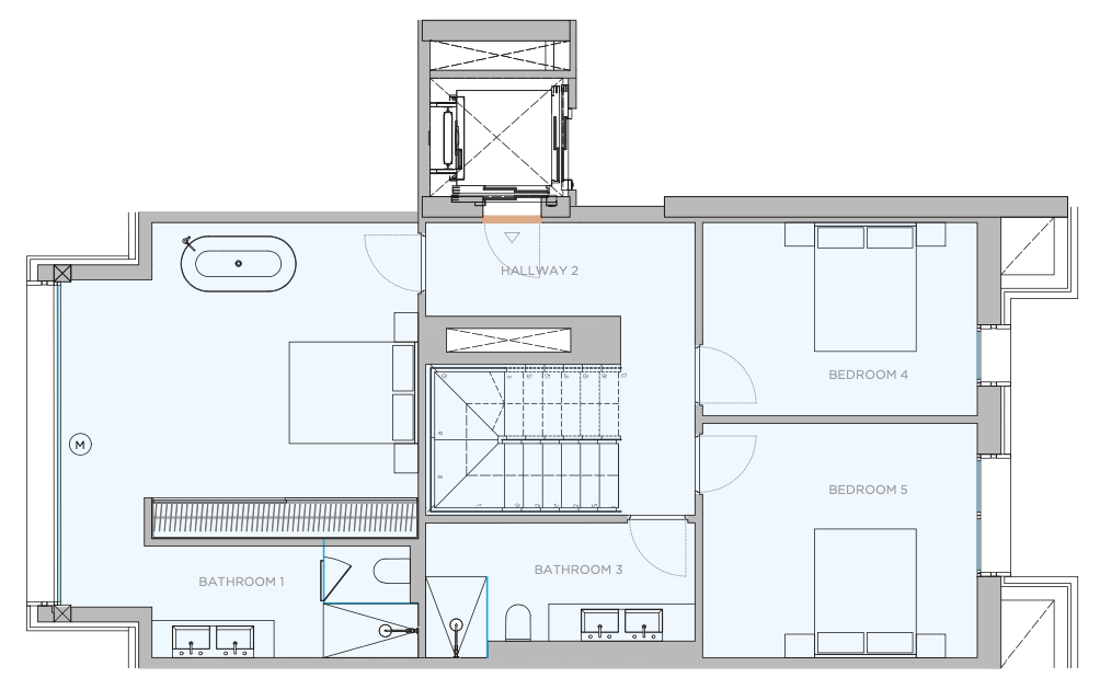 Living area: 327 m² Bedrooms: 5  - Duplex in Palma #02219 - 19