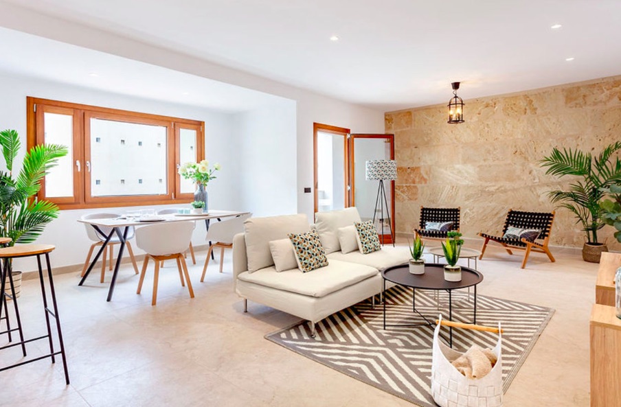 Living area: 144 m² Bedrooms: 3  - Newly renovated apartment in Palma #2121029 - 1