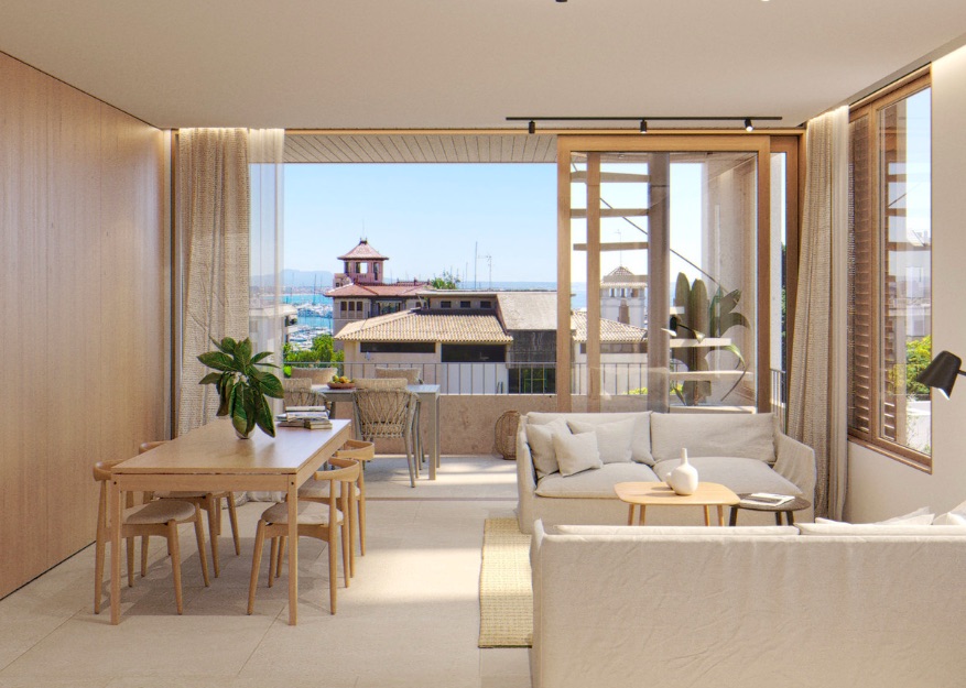 Living area: 88 m² Bedrooms: 2  - Newly built apartment in Son Armadams, Palma #2121083 - 1