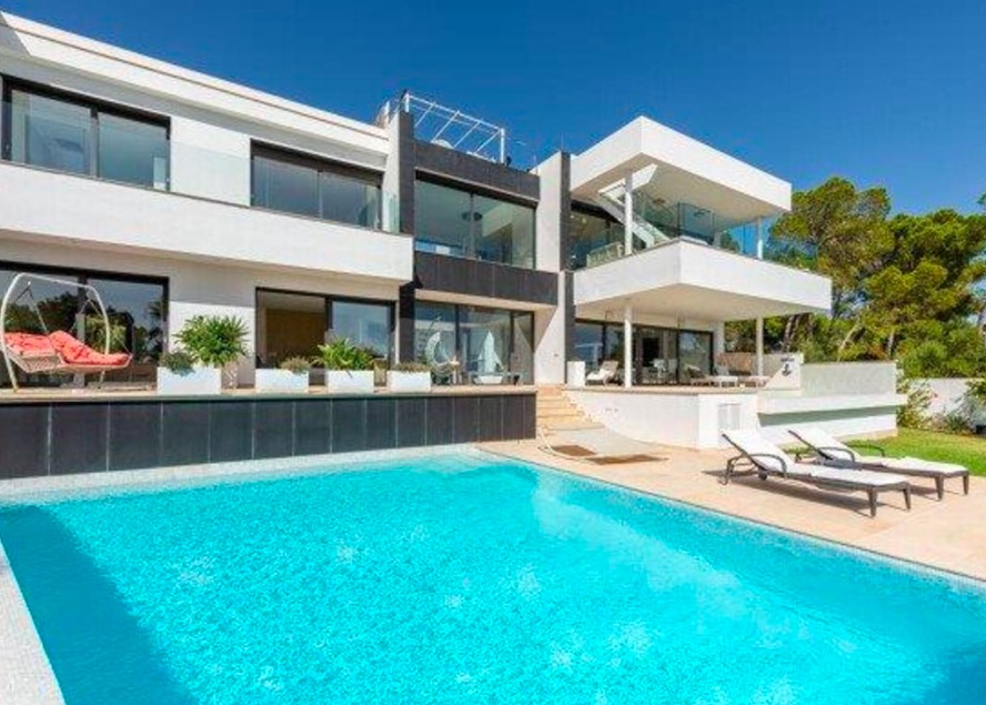 Living area: 518 m² Bedrooms: 3  - Modern villa with sea view in Cala Vinyes #2021092 - 2