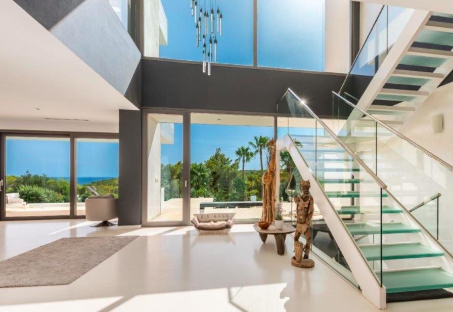 Living area: 518 m² Bedrooms: 3  - Modern villa with sea view in Cala Vinyes #2021092 - 3