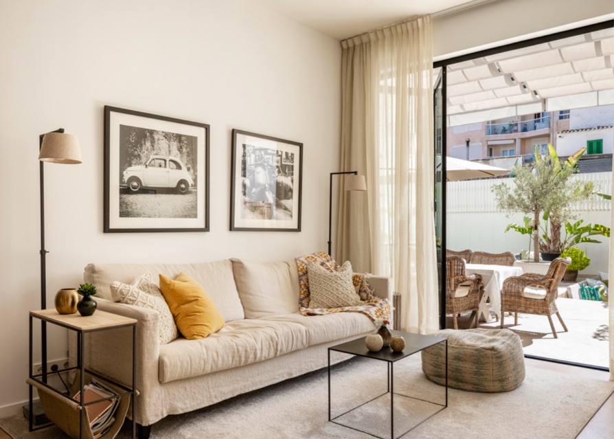 Living area: 100 m² Bedrooms: 3  - Fantastic ground floor apartment in Son Espanyolet, Palma #2121097 - 5