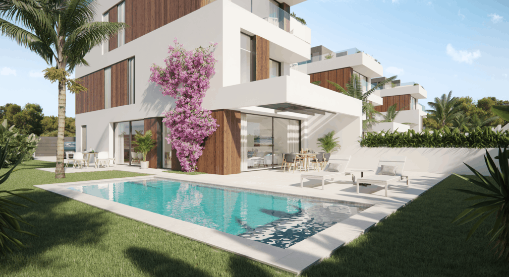 Living area: 320 m² Bedrooms: 5  - Fantastic townhouse with private pool and roof terrace in Porto Colom #2511125 - 6