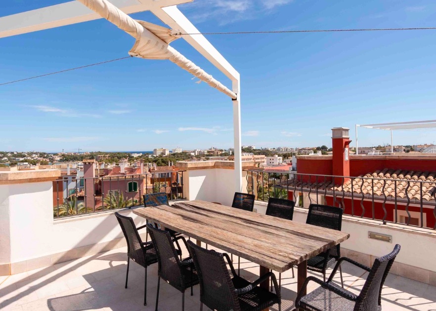 Living area: 85 m² Bedrooms: 2  - Beautiful penthouse in Porto Colom with private roof terrace #1511126 - 10