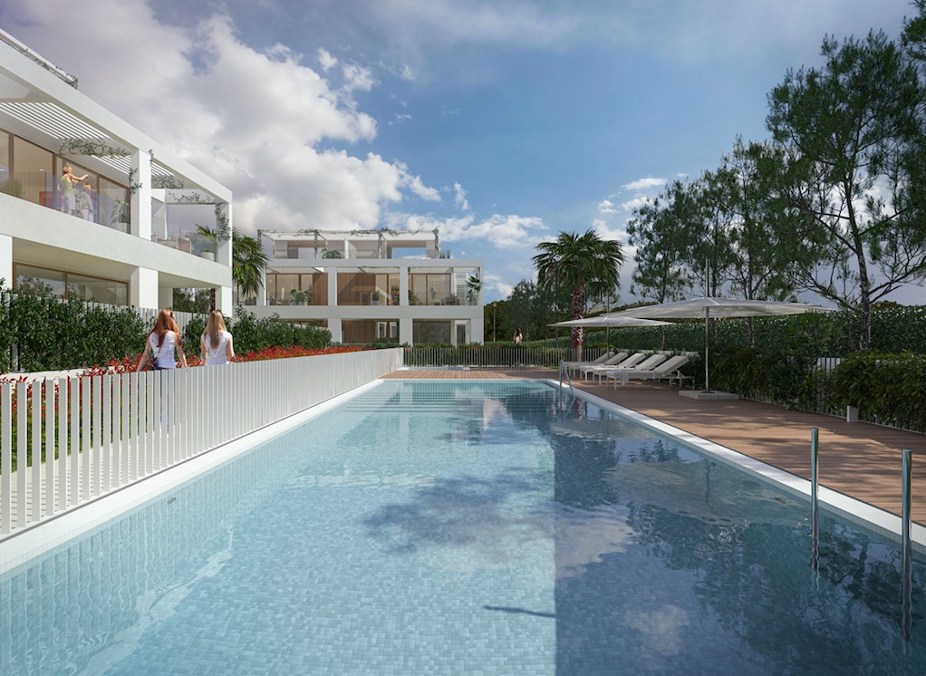 Living area: 83 m² Bedrooms: 3  - Fantastic newly built apartment with private garden in Cala d`Or #2531132 - 2