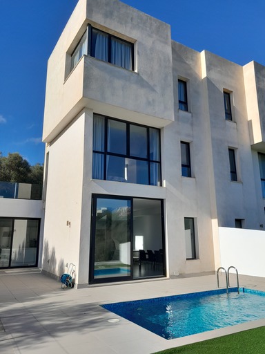 Living area: 128 m² Bedrooms: 3  - Modern house with private pool in Porto Colom #2511137 - 1