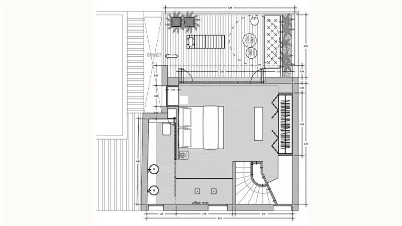 Boyta: 258 m² Sovrum: 3  - Duplex i Palma Santa Catalina #12933 - 5