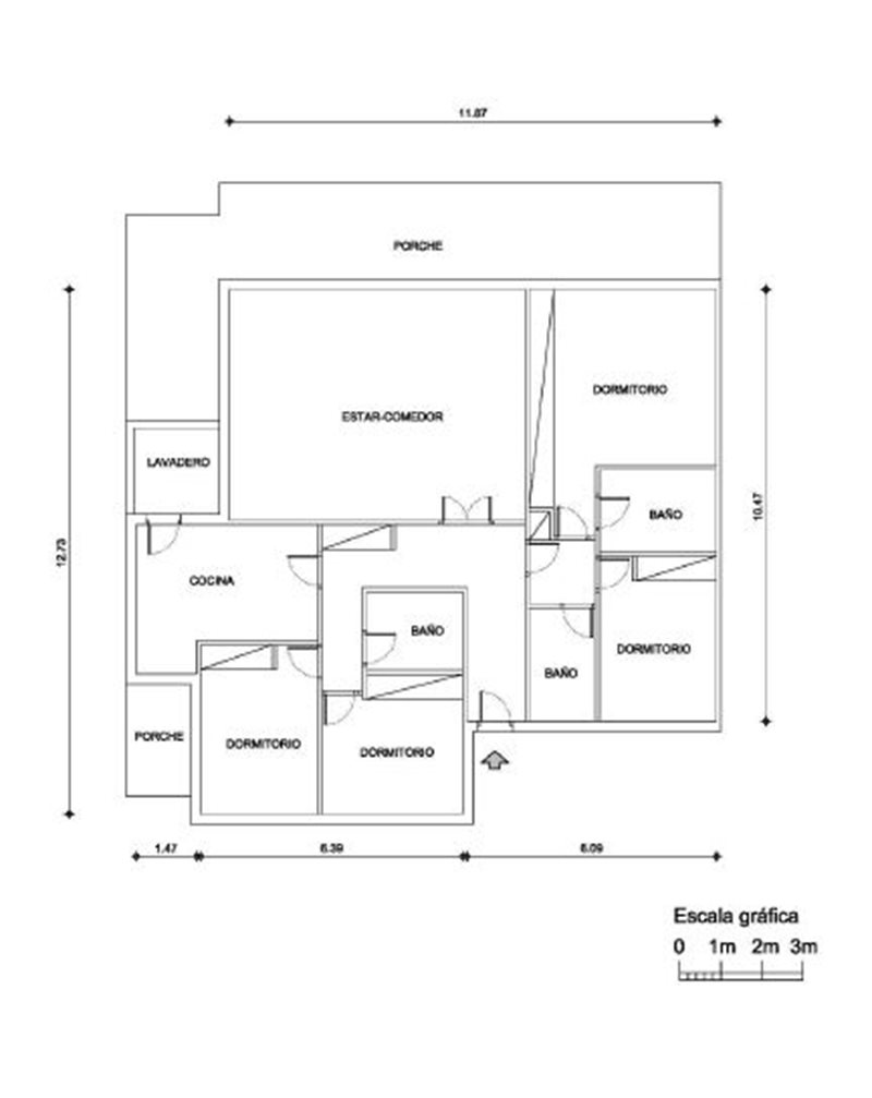 Boyta: 250 m² Sovrum: 4  - Lägenhet i Illetas #02160 - 7