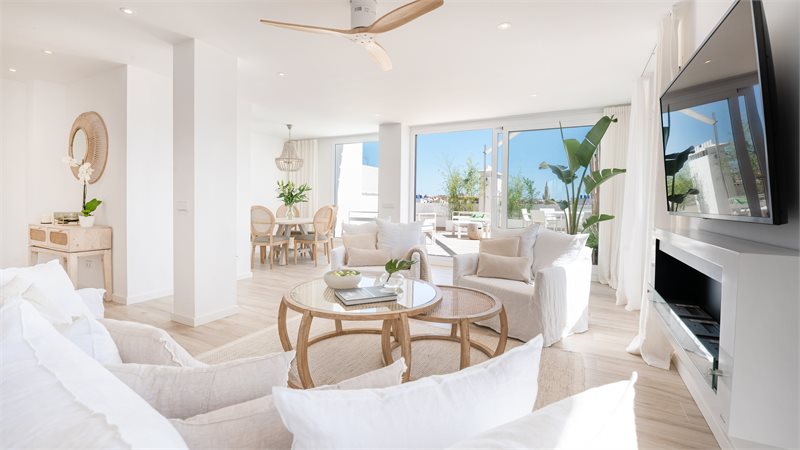 Boyta: 163 m² Sovrum: 3  - Takvåning i Palma #12193 - 12