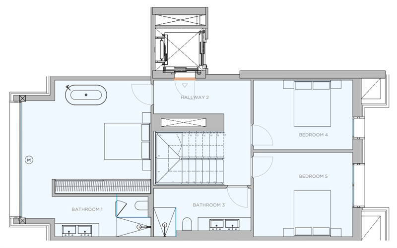Boyta: 327 m² Sovrum: 5  - Duplex i Palma #02219 - 19