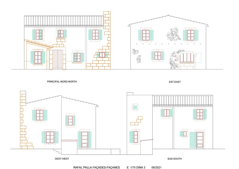 Boyta: 160 m² Sovrum: 3  - Newly built Finca in Santanyi #53268 - 14