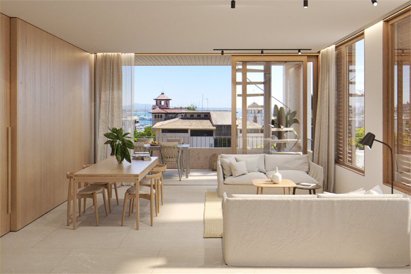 Boyta: 89 m² Sovrum: 2  - BELLVER PLACE second floor apartment A #12273 - 3