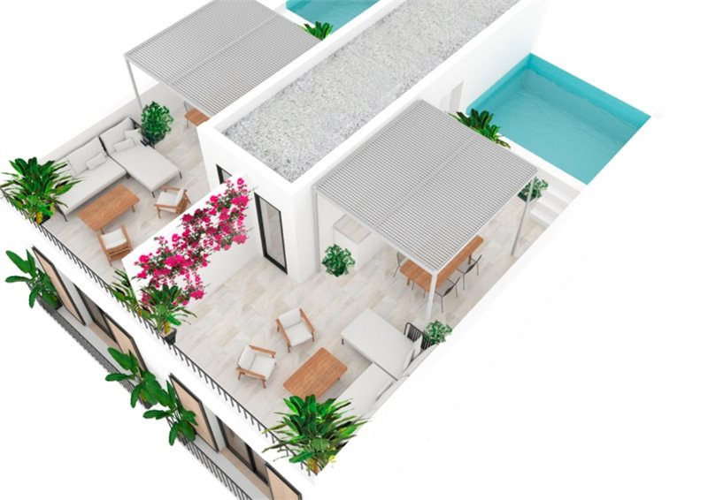 Boyta: 315 m² Sovrum: 7  - Tomt med byggprojekt i Palma, Son Espanyolet #2121026 - 10