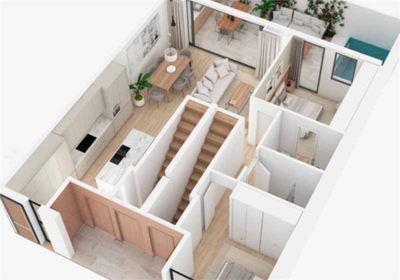 Boyta: 315 m² Sovrum: 7  - Tomt med byggprojekt i Palma, Son Espanyolet #2121026 - 11