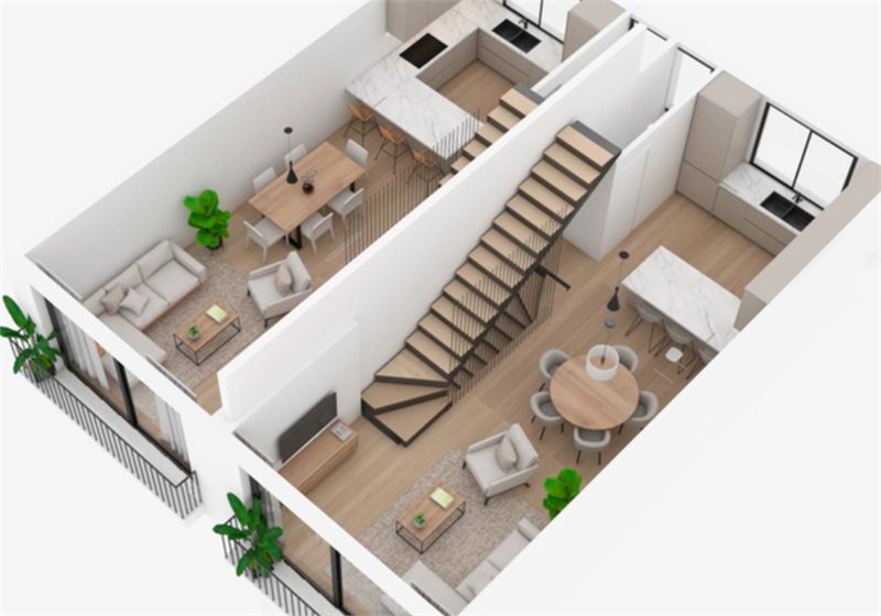Boyta: 315 m² Sovrum: 7  - Tomt med byggprojekt i Palma, Son Espanyolet #2121026 - 13