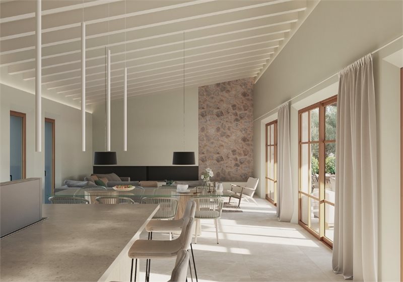 Boyta: 434 m² Sovrum: 4  - Fantastisk nybyggd finca nära Santanyi #2051034 - 2