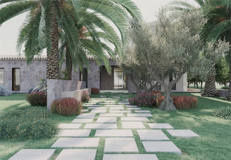 Boyta: 434 m² Sovrum: 4  - Fantastisk nybyggd finca nära Santanyi #2051034 - 7