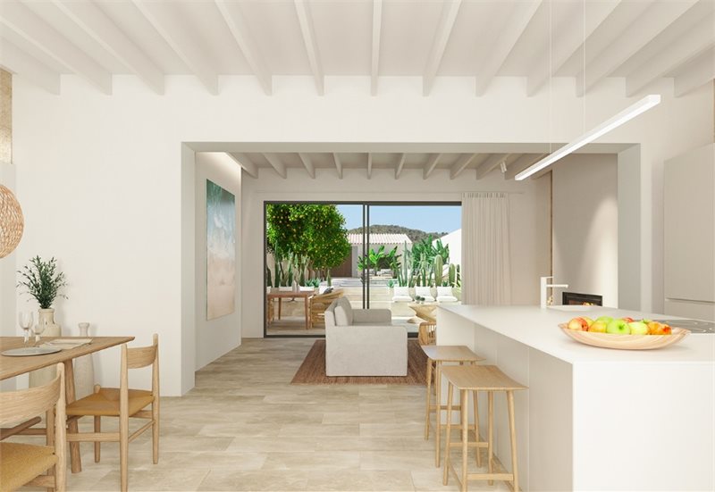 Boyta: 167 m² Sovrum: 3  - Vackert townhouse i Villafranca de Bonany #2341044 - 2