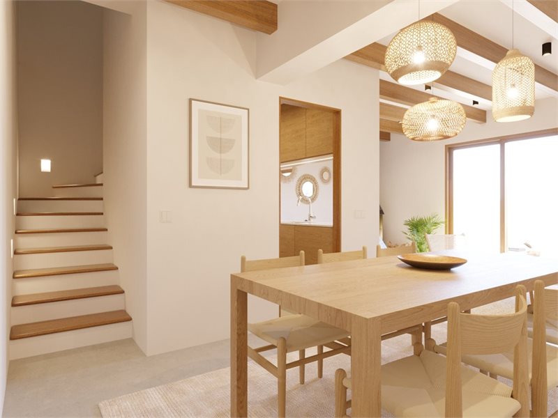 Boyta: 134 m² Sovrum: 3  - Fantastiskt nybyggt village house i Biniali #2321061 - 7
