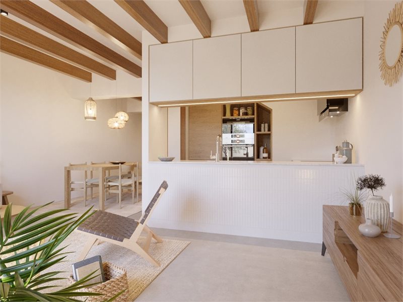Boyta: 134 m² Sovrum: 3  - Fantastiskt nybyggt village house i Biniali #2321061 - 9