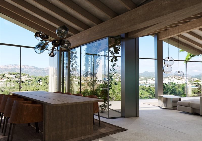 Living area: 500 m² Bedrooms: 5  - Stunning newly built villa in Santa Ponsa #2021085 - 2