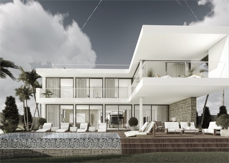 Boyta: 450 m² Sovrum: 5  - Fantastisk nybyggd villa i Sol de Mallorca #2021086 - 2