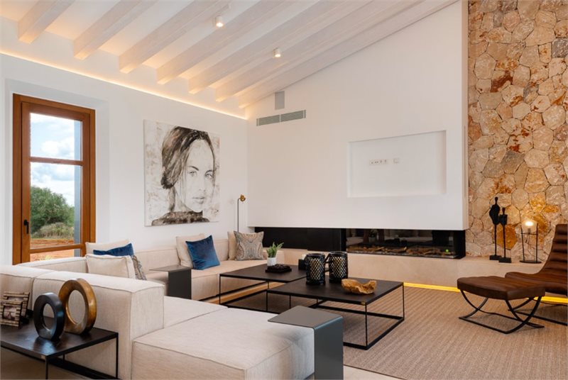 Living area: 302 m² Bedrooms: 4  - Newy built dream finca near Santanyi #2531091 - 4