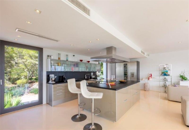 Living area: 518 m² Bedrooms: 3  - Modern villa with sea view in Cala Vinyes #2021092 - 5