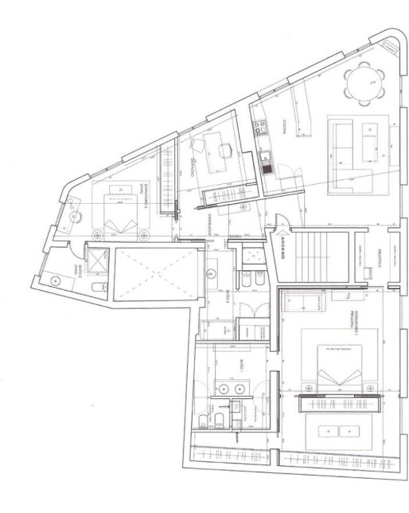 Boyta: 196 m² Sovrum: 3  - Vacker renoverad lägenhet i Old Town, Palma #2121098 - 2