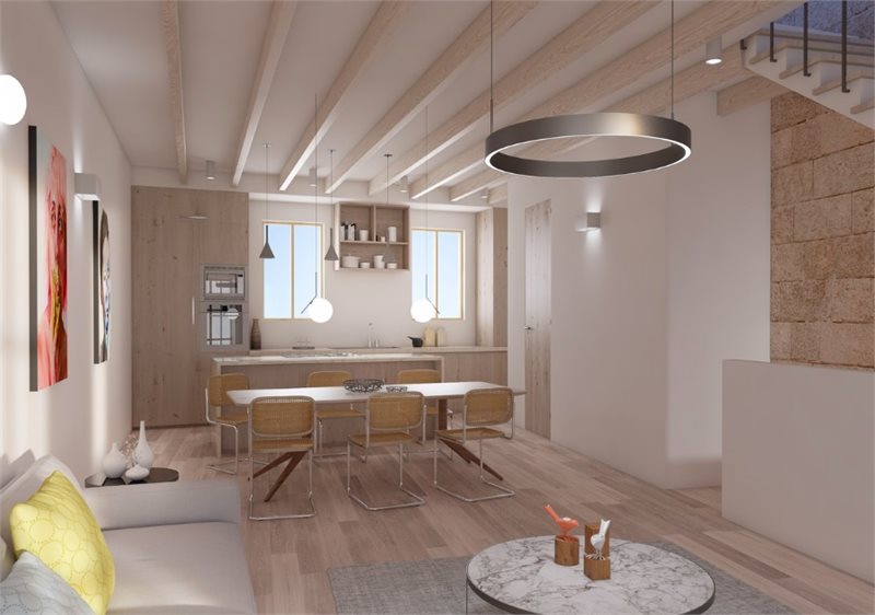 Living area: 135 m² Bedrooms: 2  - Fantastic newly renovated town house in Es Jonquet, Palma #2121099 - 2