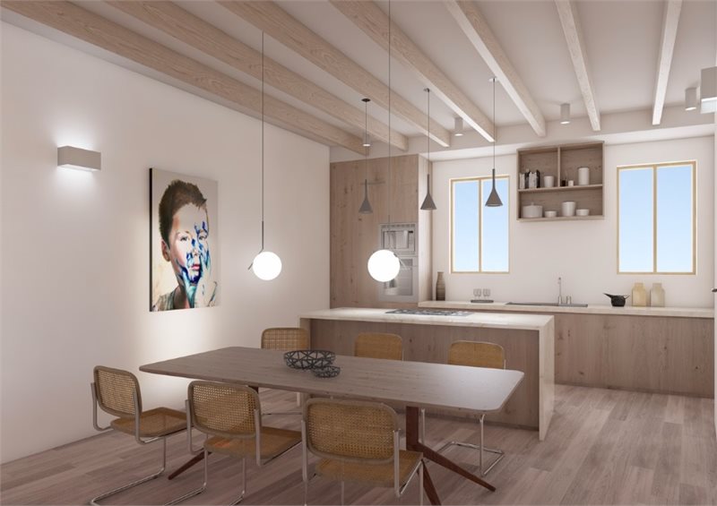 Living area: 135 m² Bedrooms: 2  - Fantastic newly renovated town house in Es Jonquet, Palma #2121099 - 3
