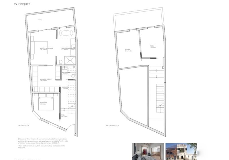 Living area: 135 m² Bedrooms: 2  - Fantastic newly renovated town house in Es Jonquet, Palma #2121099 - 6