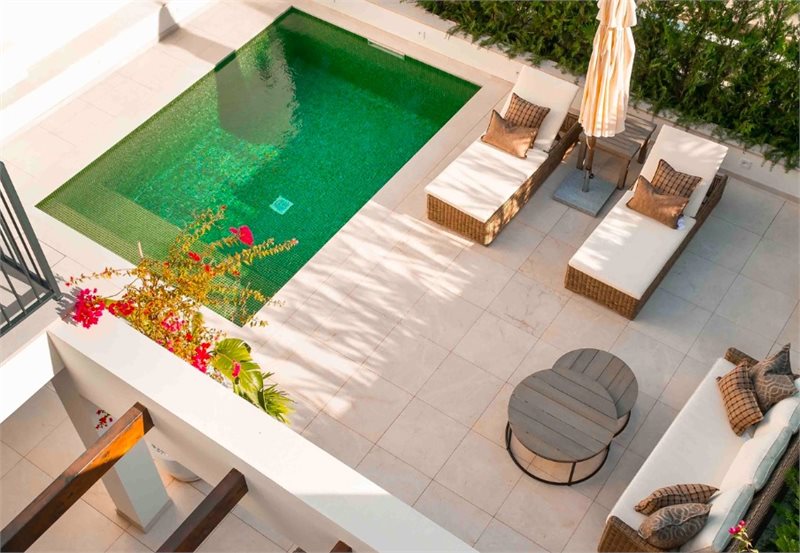 Boyta: 218 m² Sovrum: 3  - Townhouse med trädgård och pool i Son Espanyolet, Palma #2121105 - 13