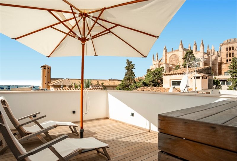 Living area: 266 m² Bedrooms: 3  - Penthouse with roof terrace in Old Town, Palma #2121106 - 1