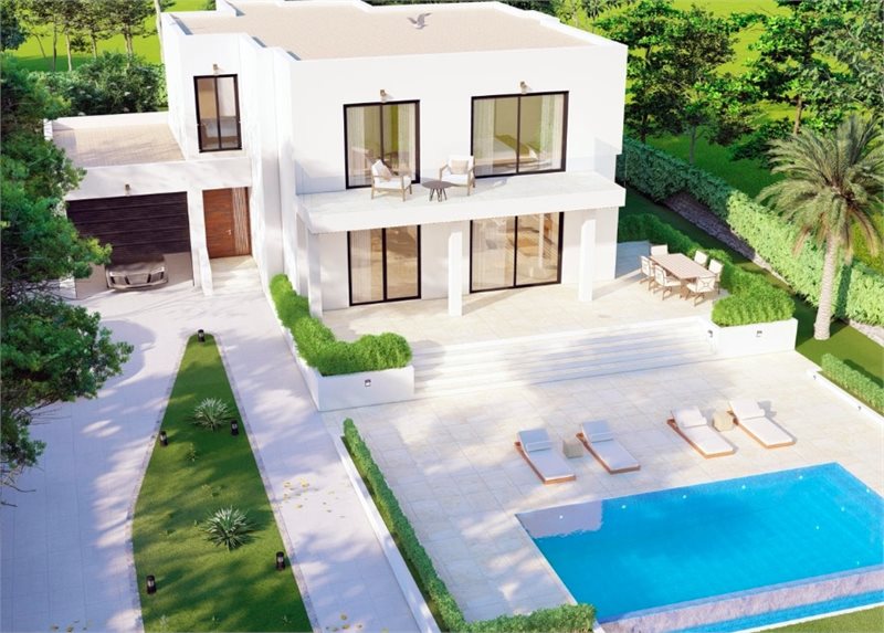 Living area: 420 m² Bedrooms: 5  - Fantastic villa with garden in Nova Santa Ponsa #2021117 - 1