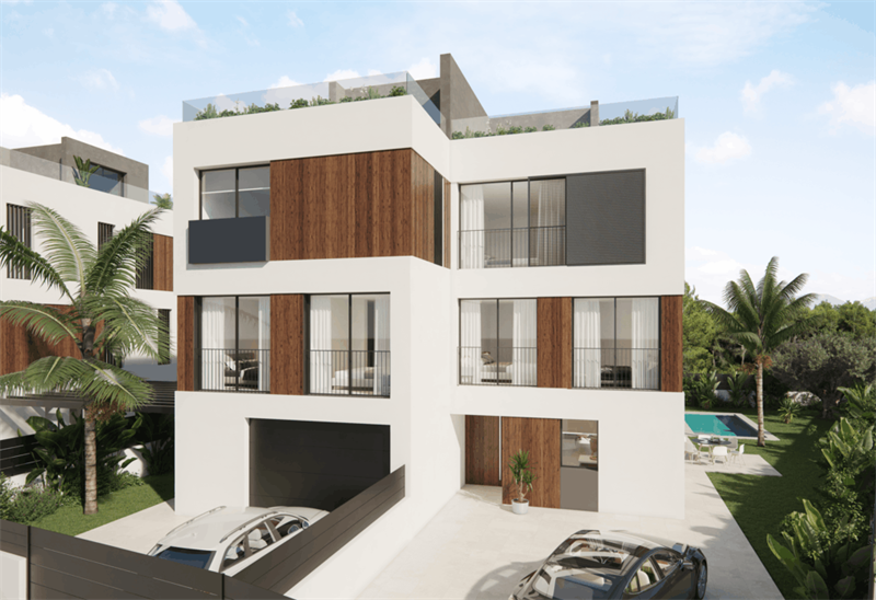Living area: 320 m² Bedrooms: 5  - Fantastic townhouse with private pool and roof terrace #2511122 - 4