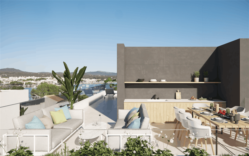Boyta: 320 m² Sovrum: 5  - Fantastiskt townhouse med egen pool och takterrass i Porto Colom #2511125 - 8