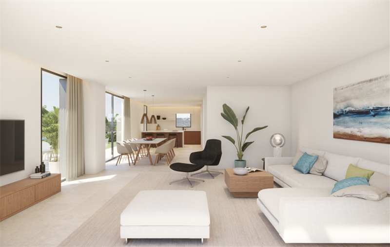 Living area: 320 m² Bedrooms: 5  - Fantastic townhouse with private pool and roof terrace in Porto Colom #2511125 - 3