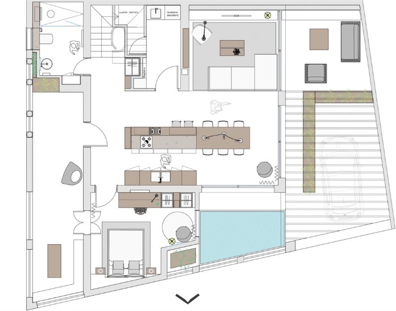 Boyta: 210 m² Sovrum: 3  - Elegant nybyggd designervilla med pool i Palma #2121126 - 11