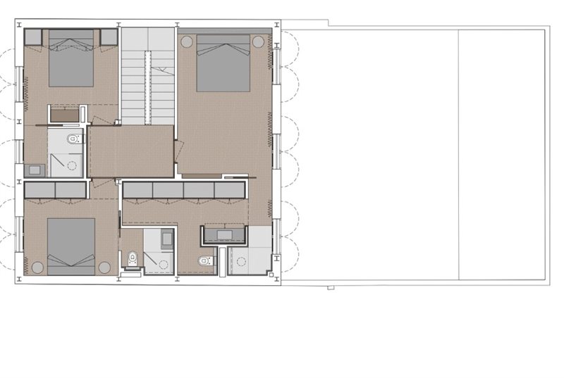 Boyta: 150 m² Sovrum: 4  - Fantastiskt nybyggt townhouse med pool i Palma, Son Espanyolet #2121128 - 7