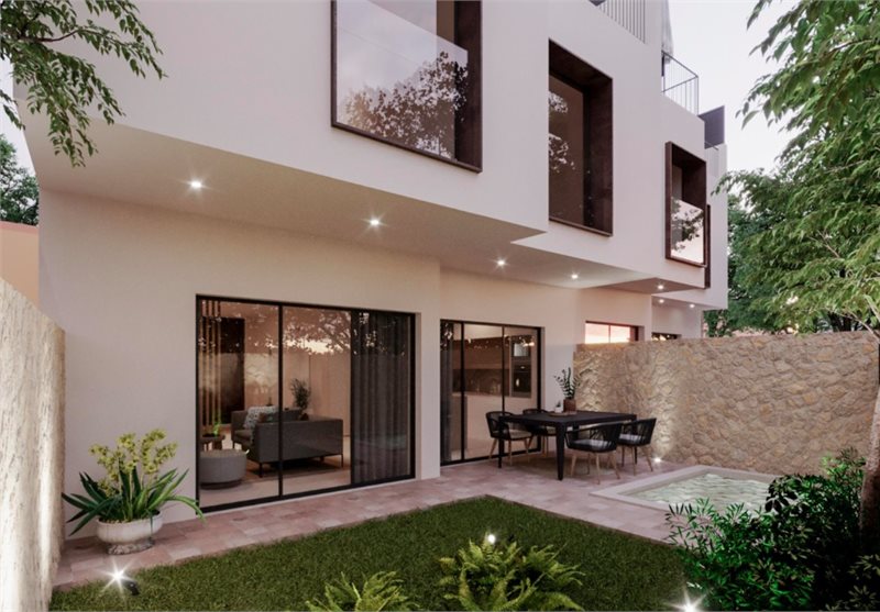 Boyta: 153 m² Sovrum: 4  - Charmigt nybyggt townhouse med privat pool och trädgård nära Palma #2121122 - 6