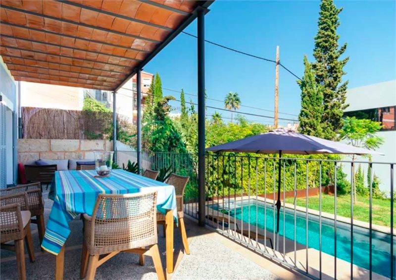 Boyta: 450 m² Sovrum: 5  - Fantastiskt hus med havsutsikt, pool och gästhus i Palma, El Terreno #2121123 - 2