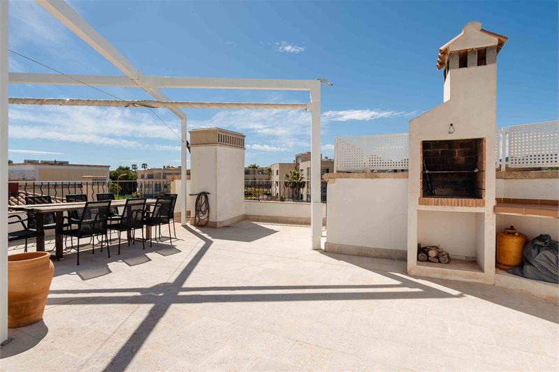 Boyta: 86 m² Sovrum: 3  - Vackert penthouse i Porto Colom med egen takterass #1511125 - 2