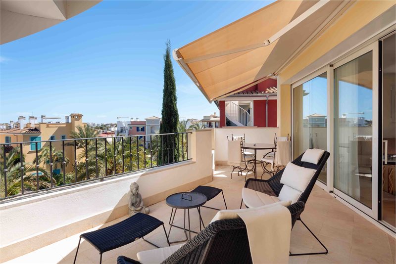 Boyta: 86 m² Sovrum: 3  - Vackert penthouse i Porto Colom med egen takterass #1511125 - 9