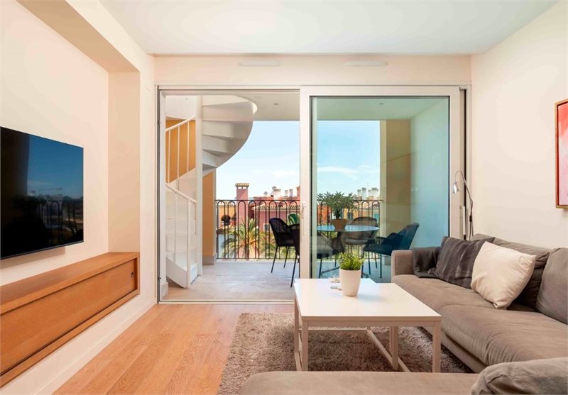 Boyta: 66 m² Sovrum: 2  - Vackert penthouse i Porto Colom med egen takterass #1511126 - 3