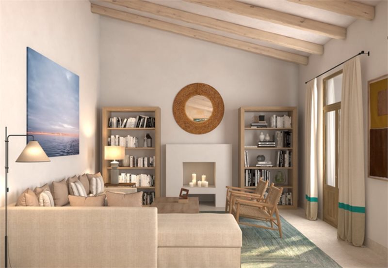 Living area: 573 m² Bedrooms: 4  - Beautiful newly built finca close to Cas Canonge and Santanyi #2531129 - 3