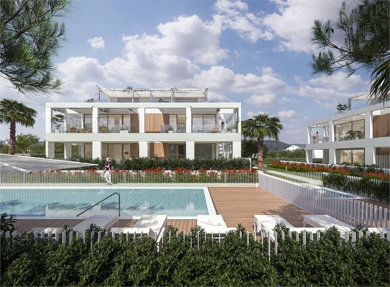 Boyta: 83 m² Sovrum: 3  - Fantastiskt nybyggt penthouse med privat takterass i Cala d´Or #2531133 - 4