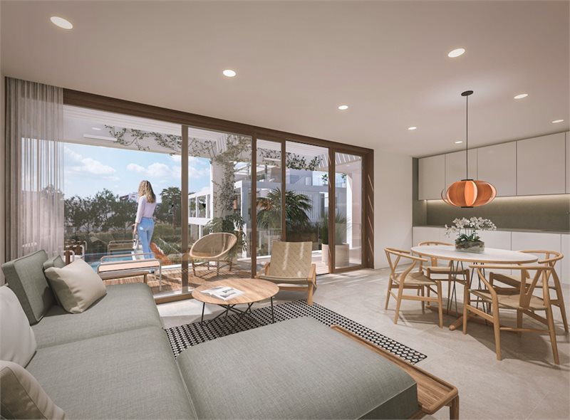 Boyta: 83 m² Sovrum: 3  - Fantastiskt nybyggt penthouse med privat takterass i Cala d´Or #2531133 - 6