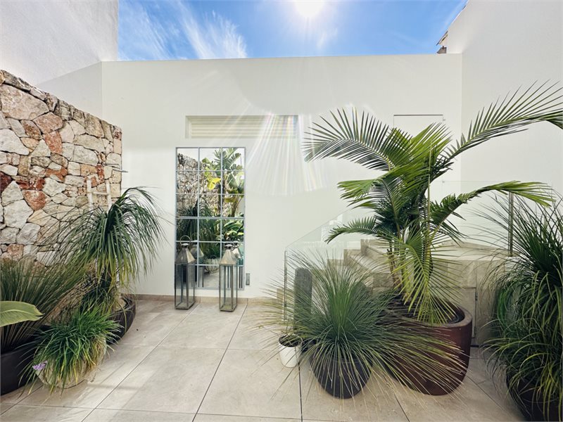 Living area: 172 m² Bedrooms: 3  - Beautiful toiwnhouse with private pool and à rolf terrace with seaview, Porto Colom #2511139 - 2